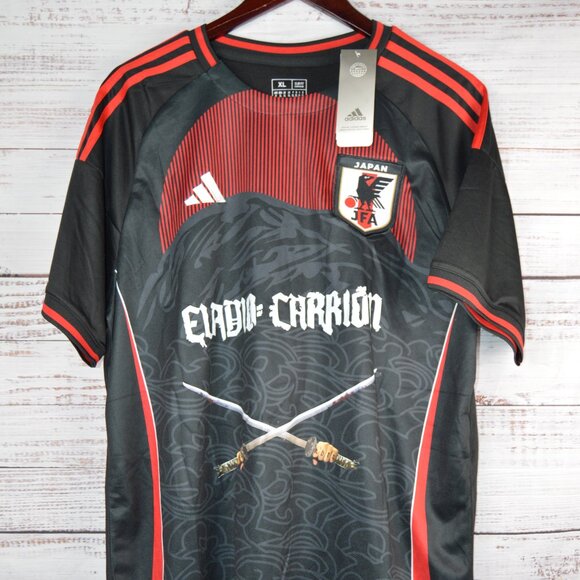 Adidas Eladio Carrion Rapper Jersey World Tour 2025 Mens Size XL Slim Fit NWT - Picture 1 of 16